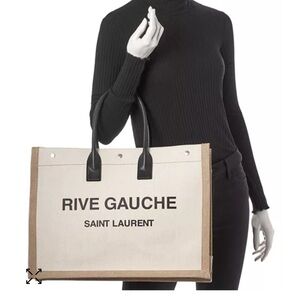 Authentic Yves Saint Laurent YSL Rive Gauche tote bag